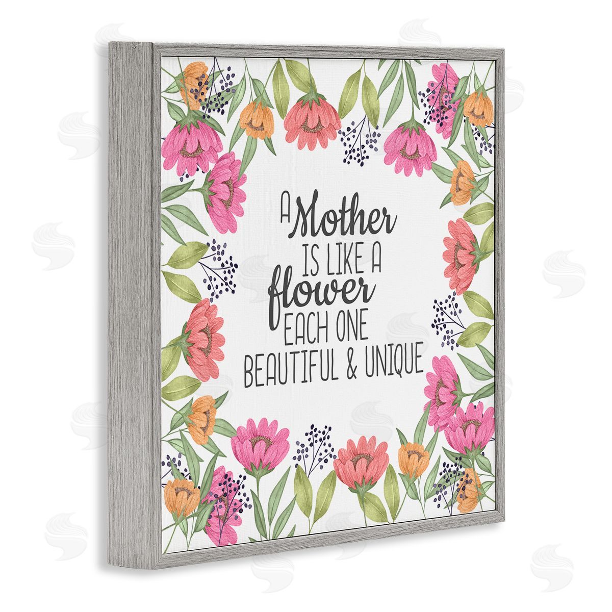 Kim Allen Mom Beautiful & Unique Gray Framed Glicee Wall Art Print