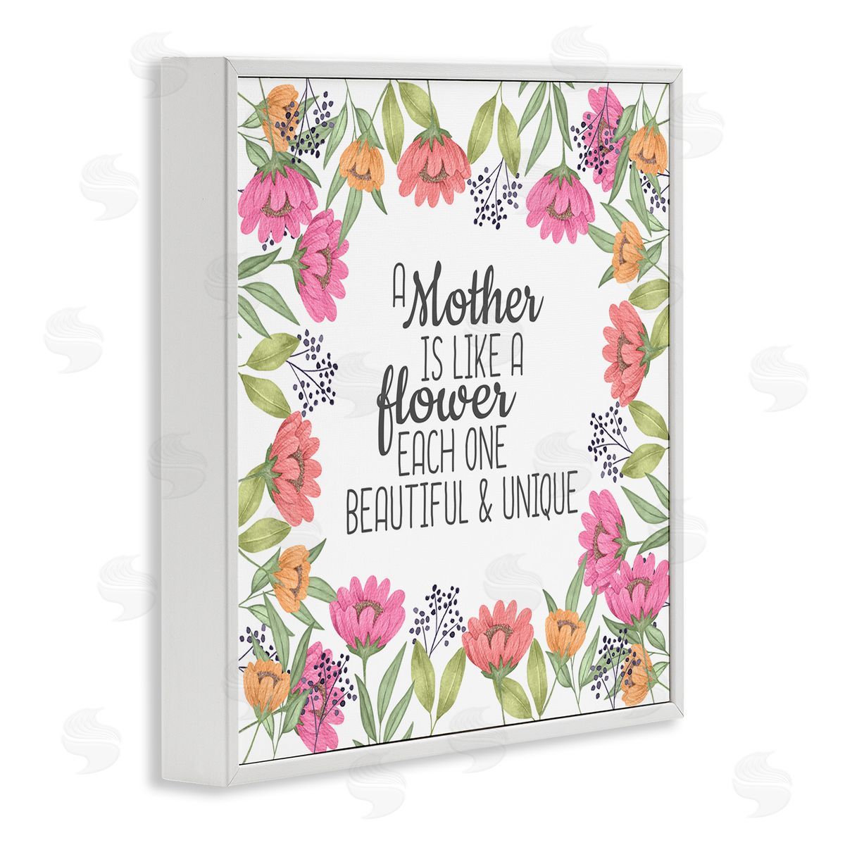 Kim Allen Mom Beautiful & Unique White Framed Glicee Wall Art Print