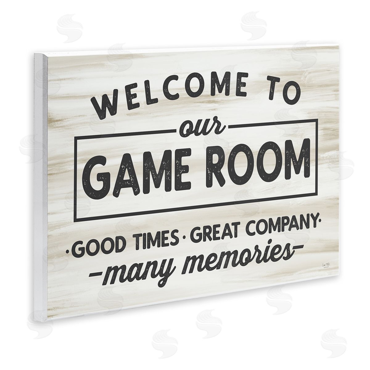 Welcome To Game Room Wood Plaque Wall Art, Home Decor by Lux + Me Designs