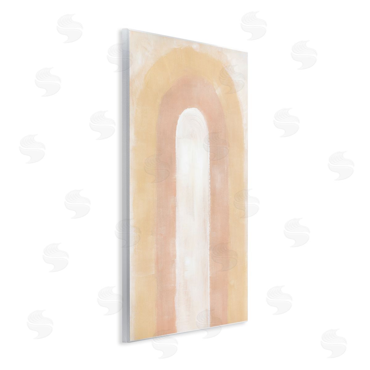 BlursByAI Abstract Rainbow Arch Wall Plaque Artside_