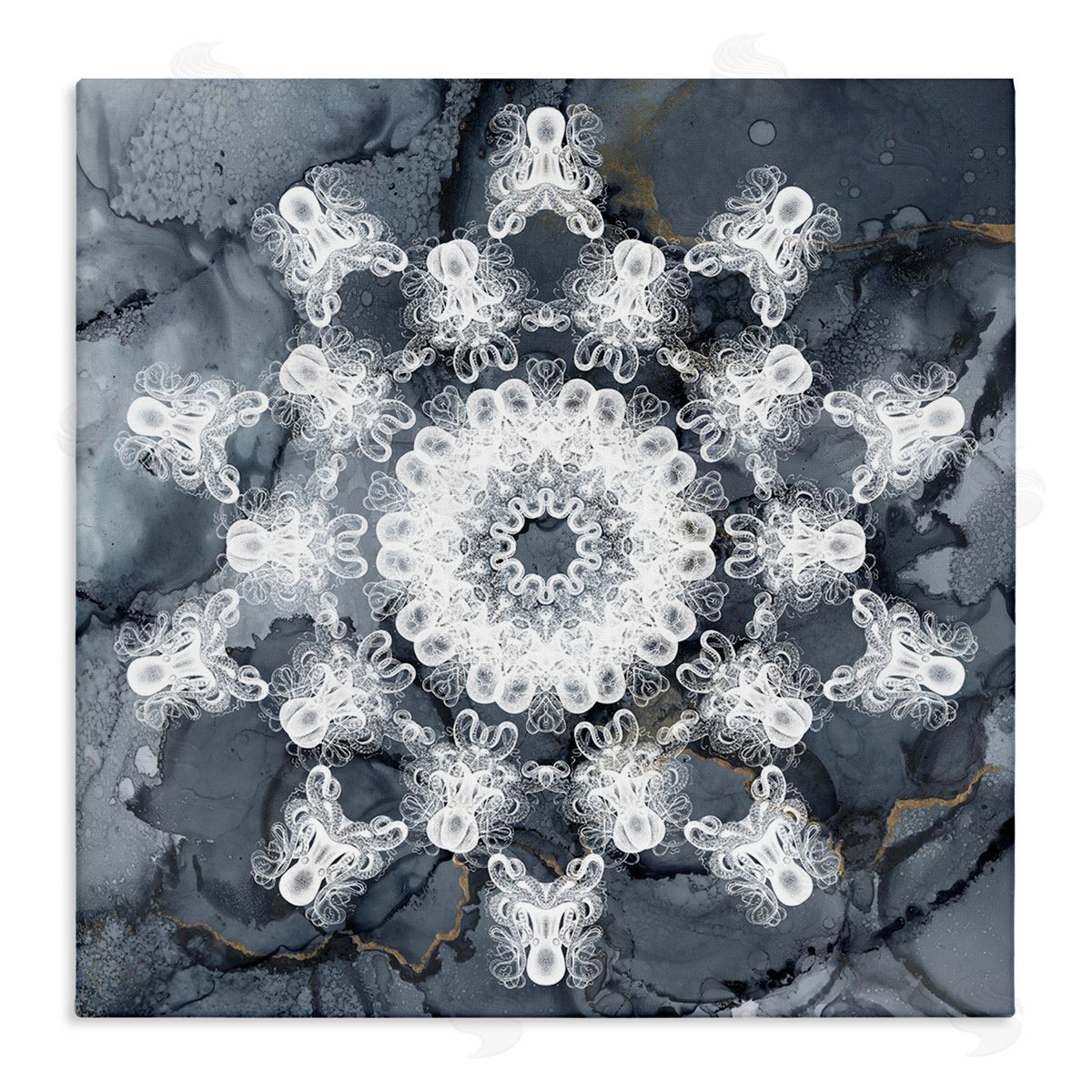 Christine Zalewski Bohemian Patterned Fractal Canvas Wall Art