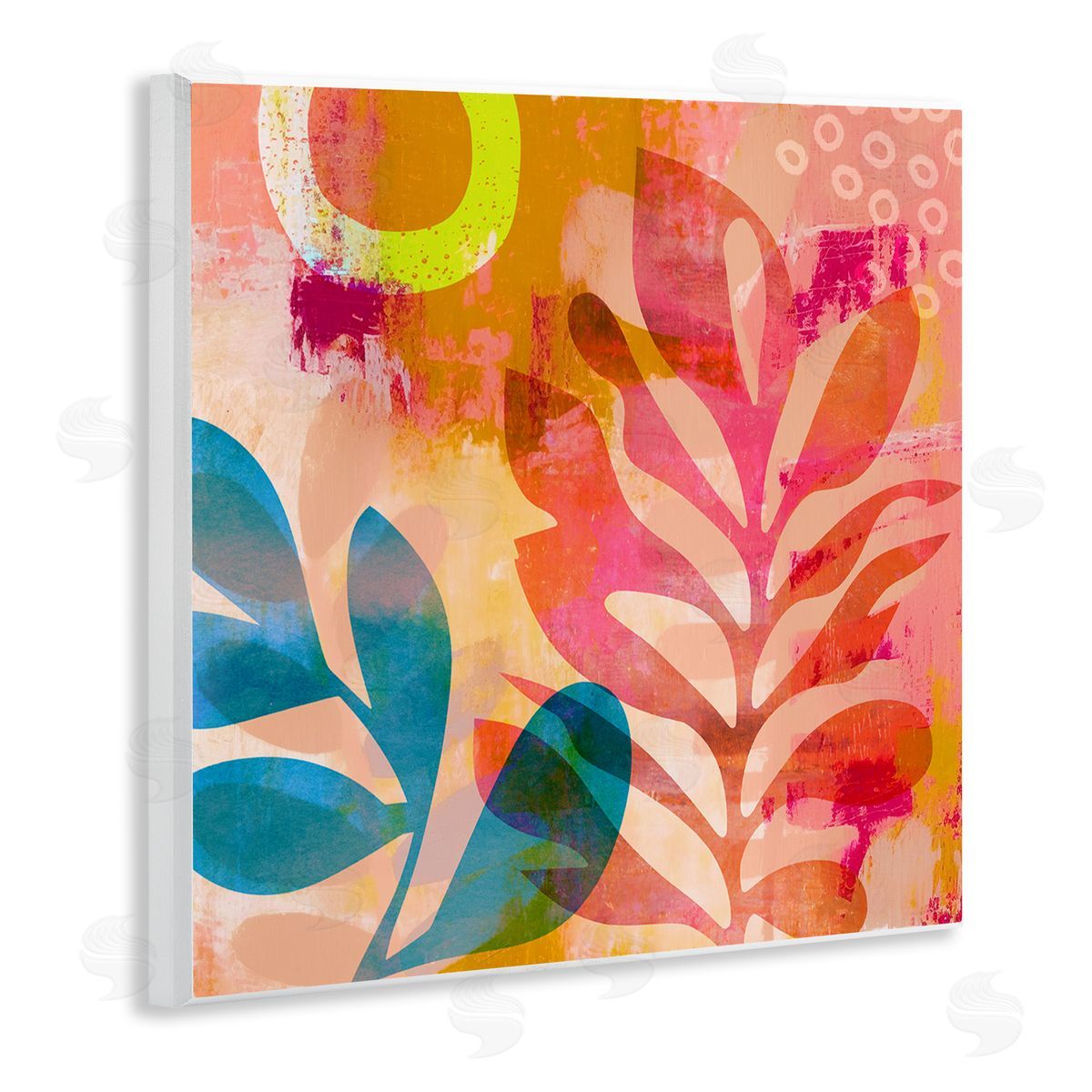 Andrea Haase Modern Leaf Shapes Wall Plaque Artside_