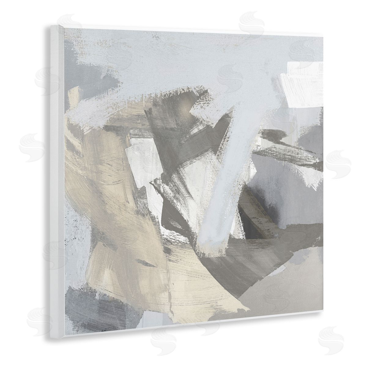 Rachel Springer Grey Subtle Painting Wall Plaque Artside_