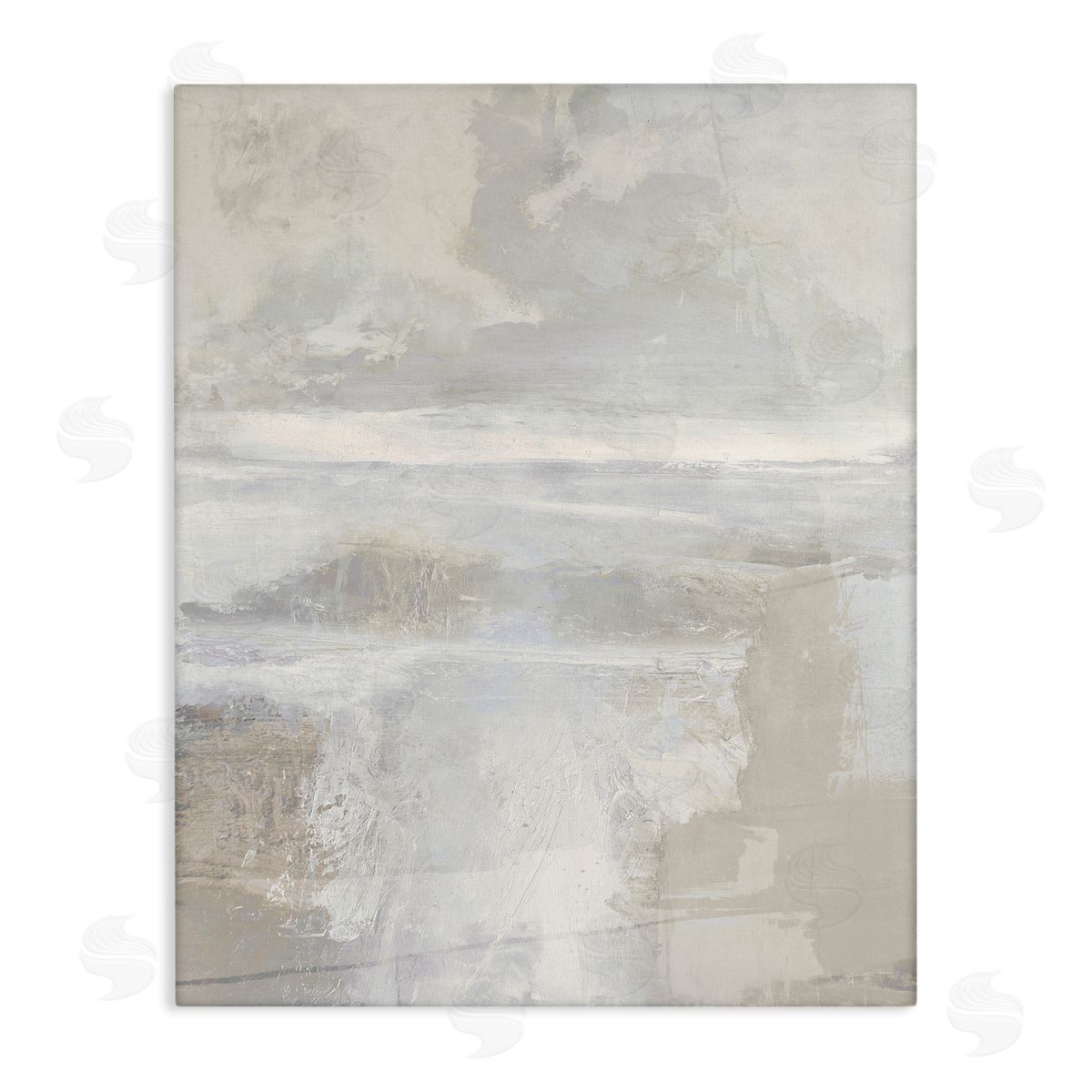 Rachel Springer Foggy Abstract Landscape Canvas Wall Art