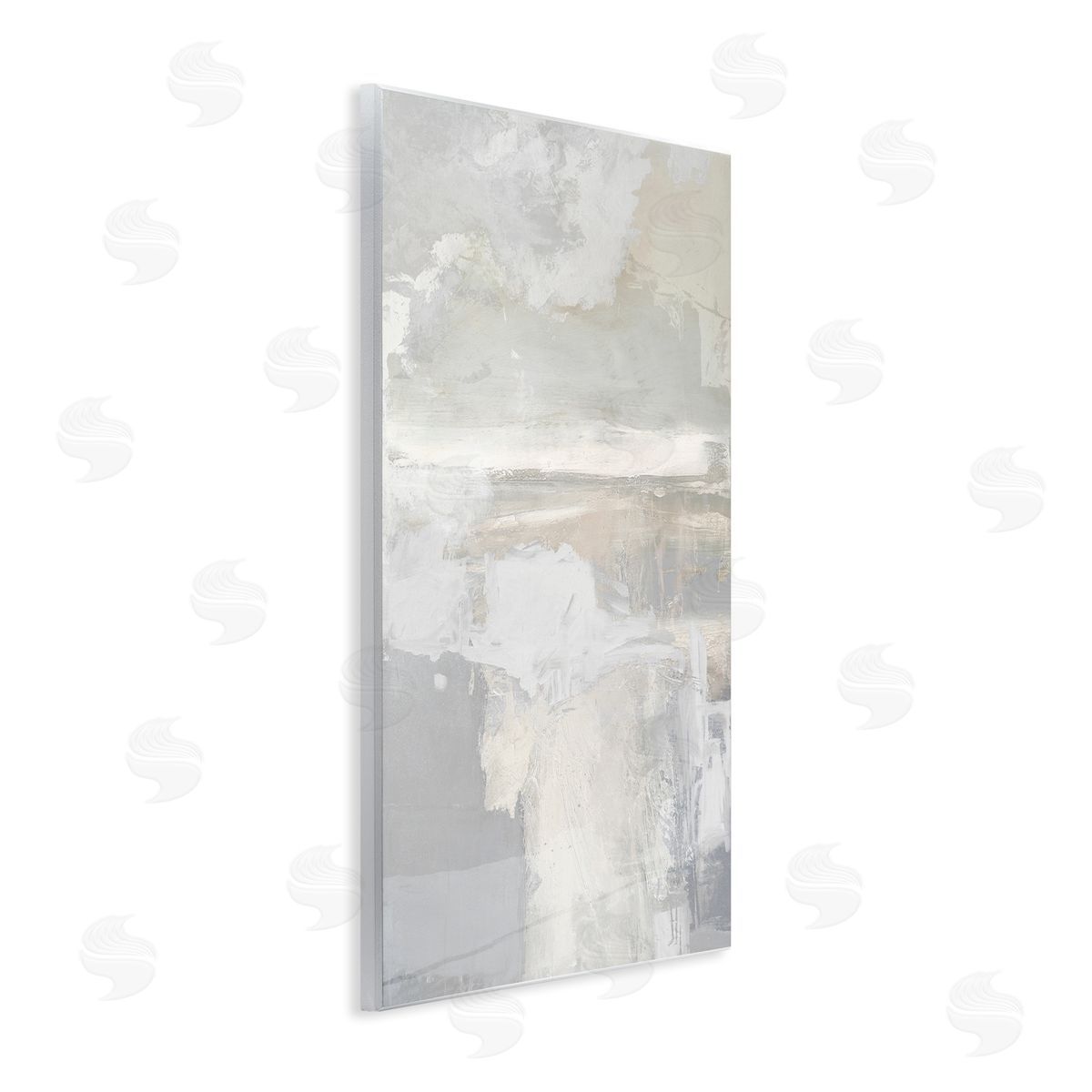 Rachel Springer Muted Abstract Painting Wall Plaque Artside_
