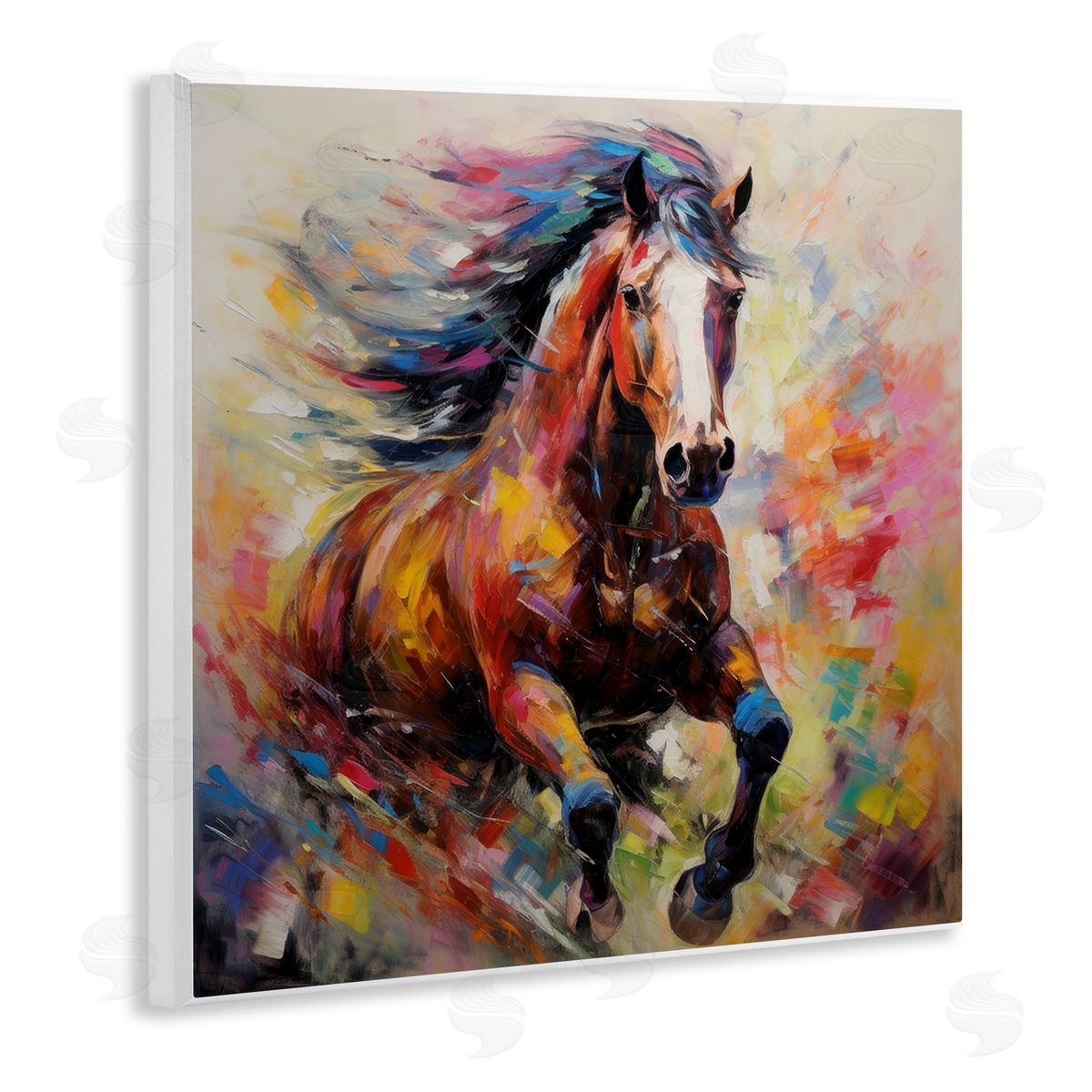 Irena Orlov Vivid Horse Galloping Wall Plaque Artside_