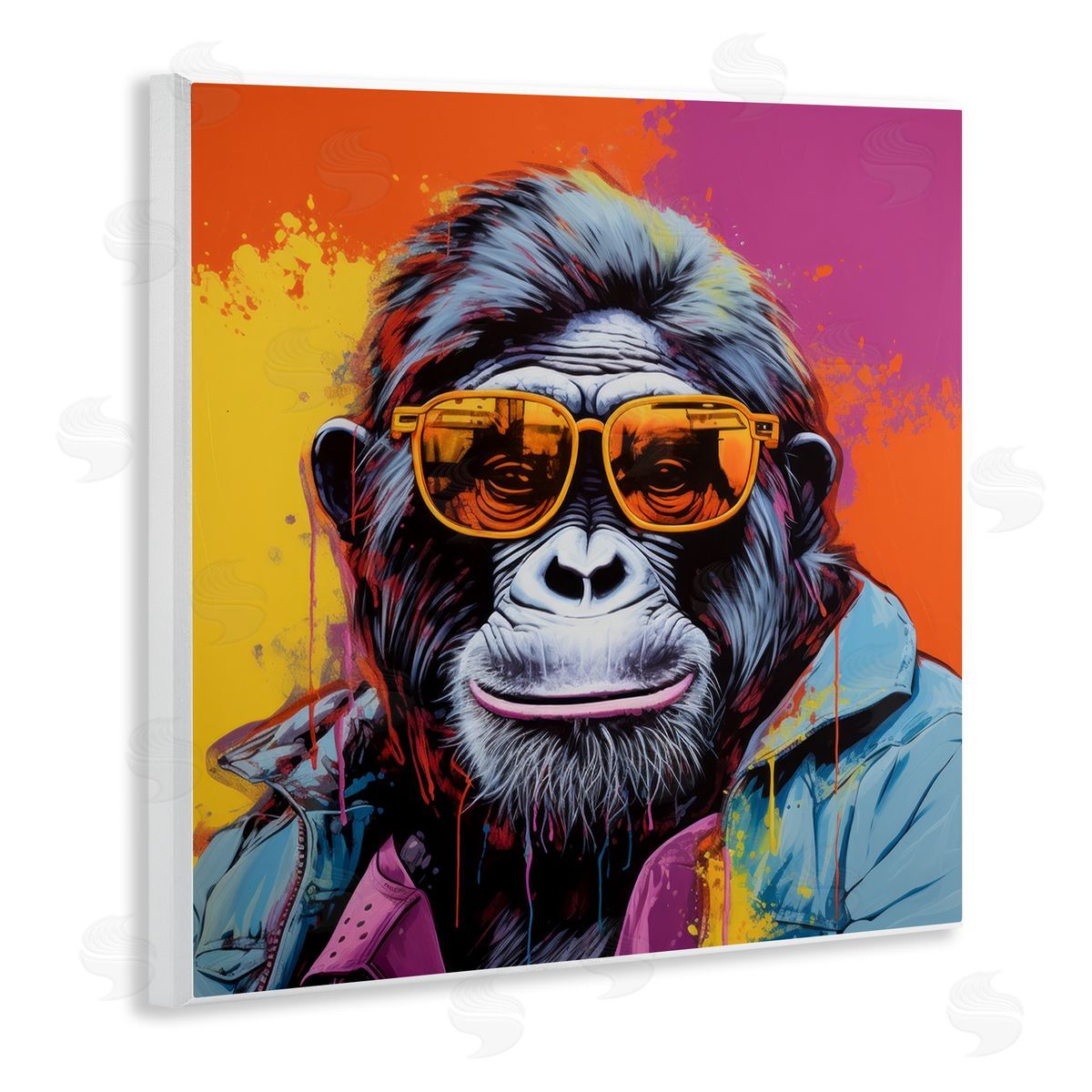 Irena Orlov Modern Urban Gorilla Wall Plaque Artside_