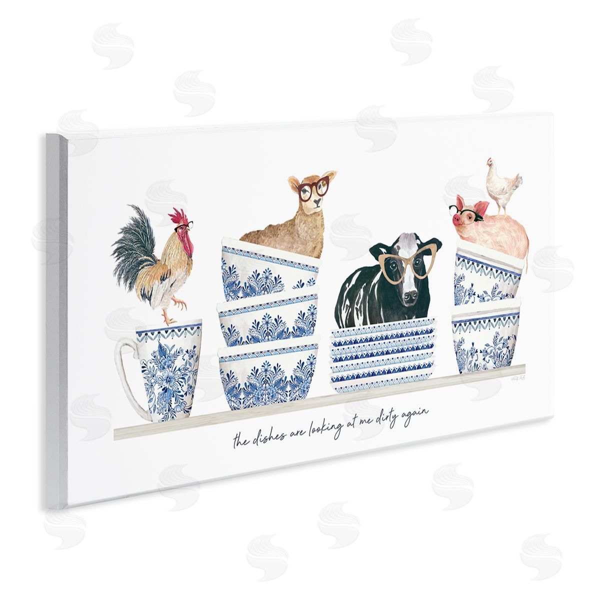 Cindy Jacobs Farmhouse Dirty Dishes Wall Plaque Artside_