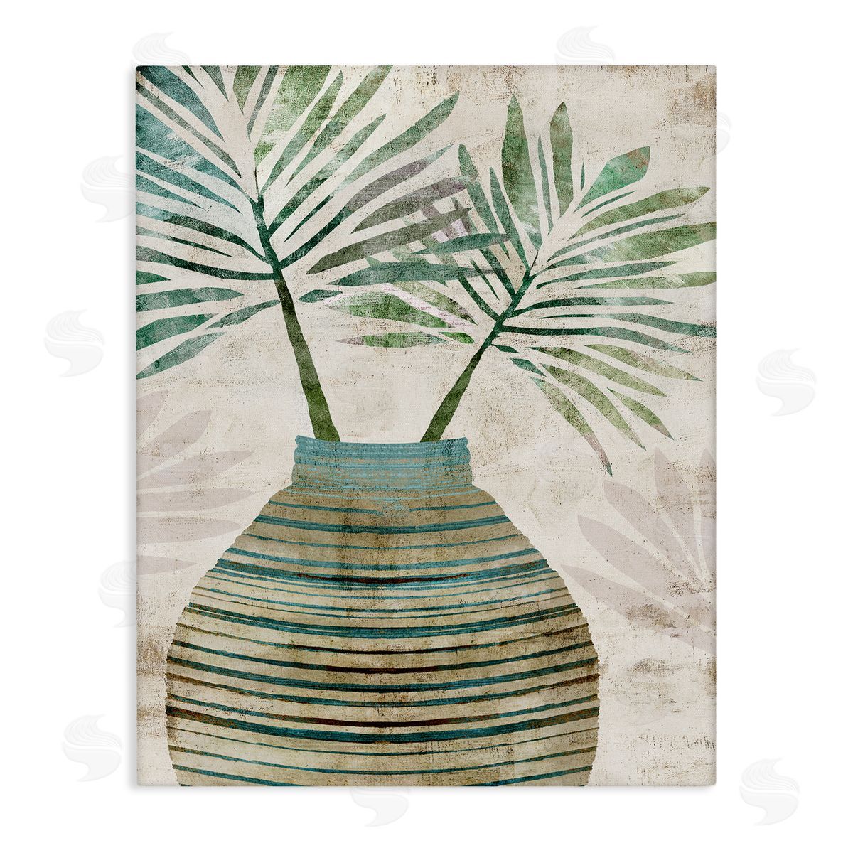 Flora Kouta Rustic Boho Botanicals Canvas Wall Art