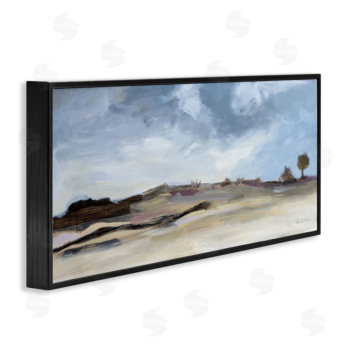 Pamela Munger Desert Landscape Painting Black Framed Giclee Wall Artside_