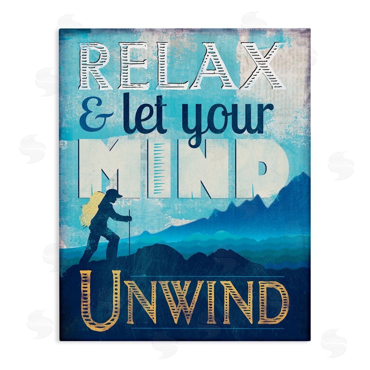 Judi Bagnato Unwind Hiking Nature Canvas Wall Art