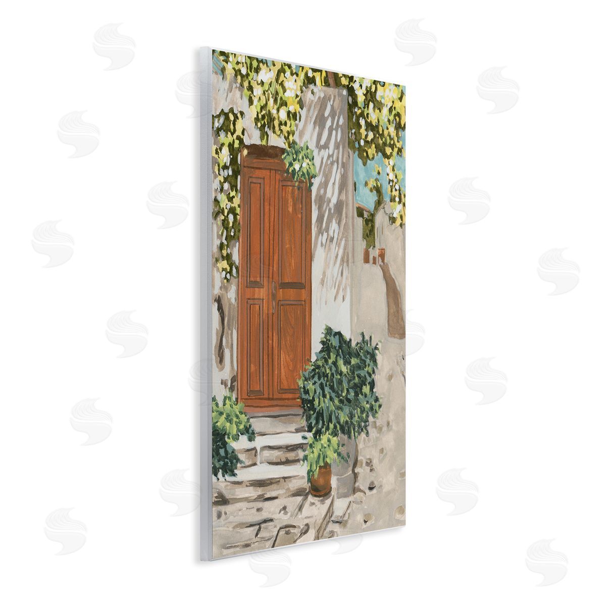 Melissa Wang Cottage Doorway Botanicals Wall Plaque Artside_