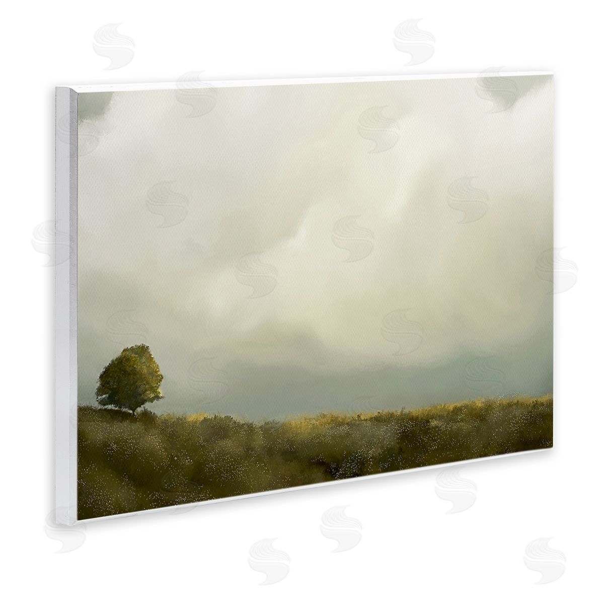 Leah Straatsma Clouds Over Pasture Wall Plaque Artside_
