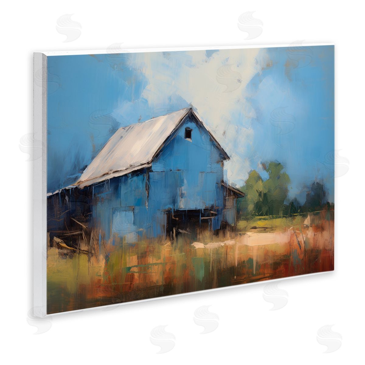 Ray Powers Modern Barn Painting Wall Plaque Artside_