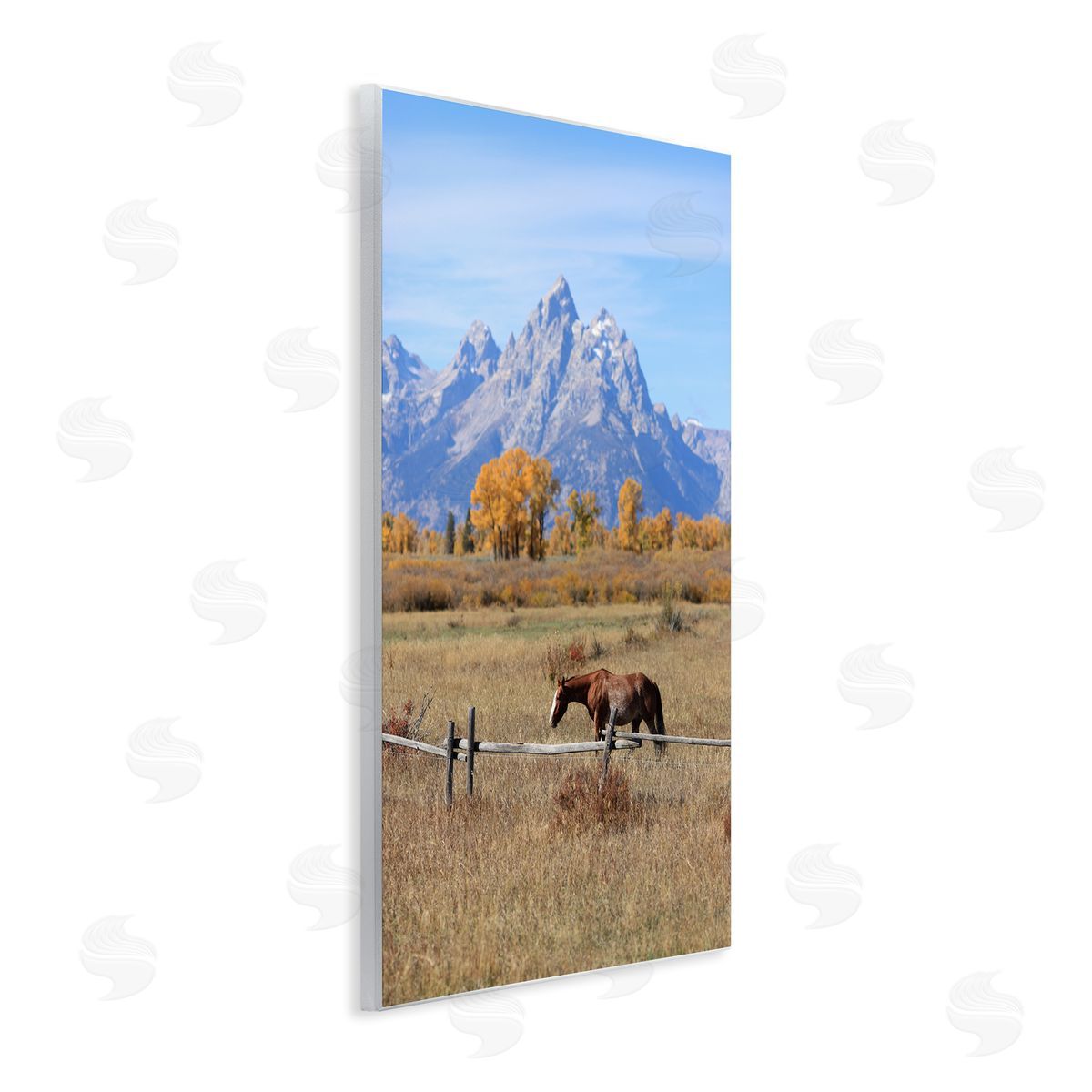 Daniel Sproul Mountain Nature Horse Wall Plaque Artside_