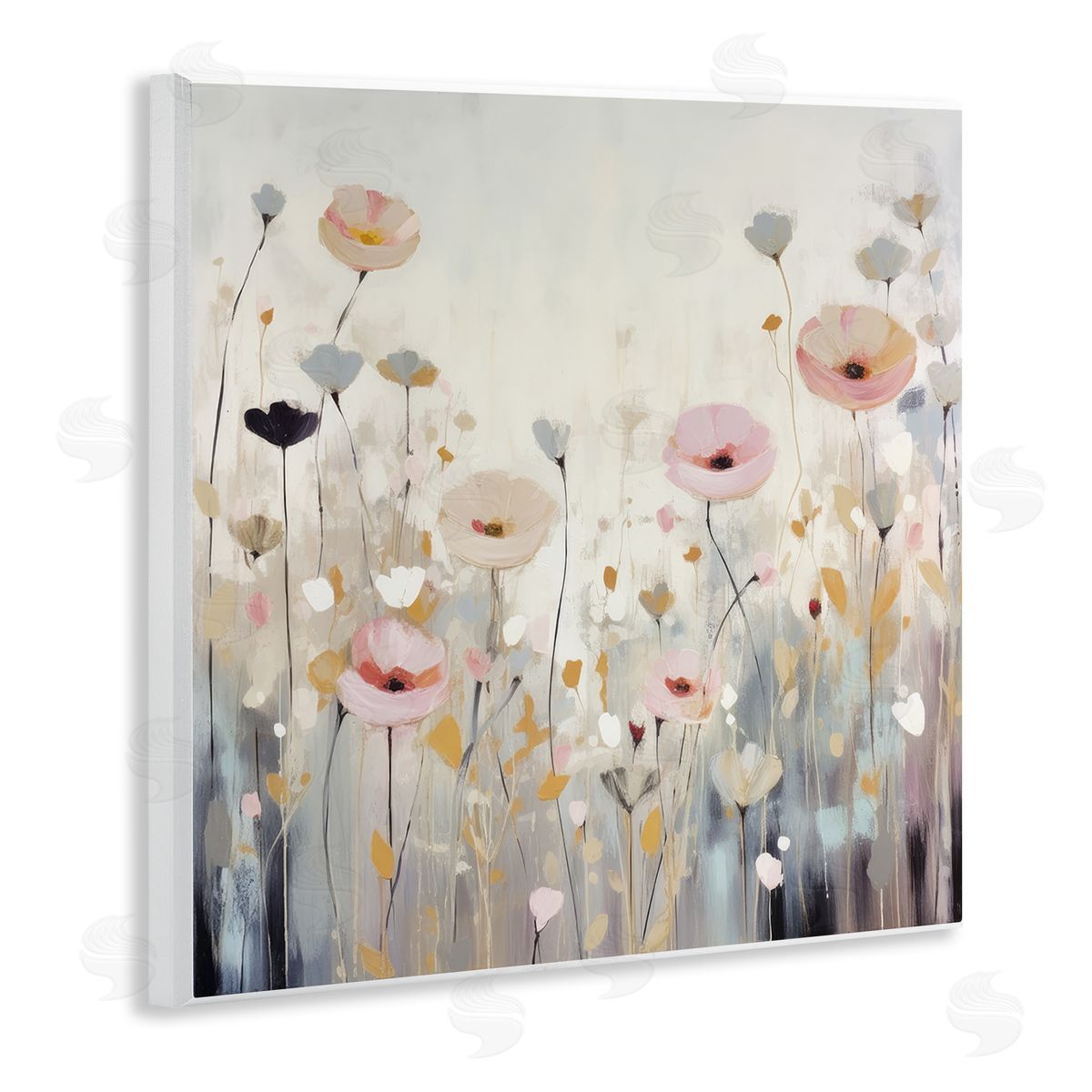 Irena Orlov Pastel Poppy Meadow Wall Plaque Artside_