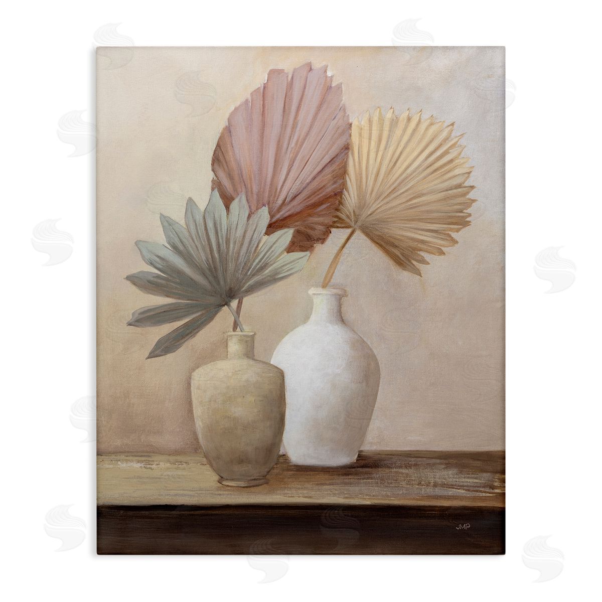 Julia Purinton Boho Palm Leaves Canvas Wall Art