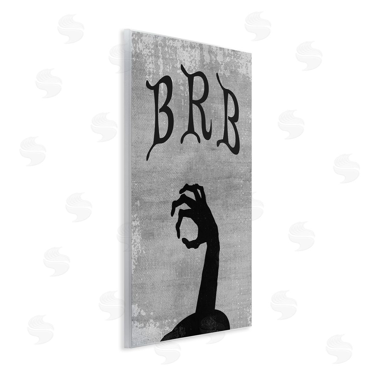 Stupell Studio BRB Zombie Graveyard Wall Plaque Artside_