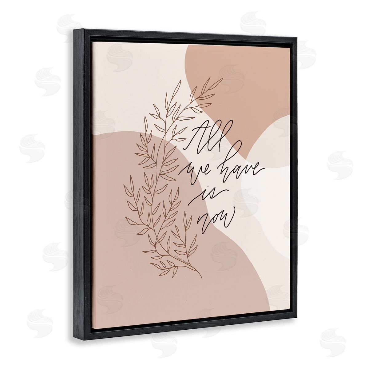 Rachel Nieman All We Have Is Now Black Floater Frame Canvas Artside_