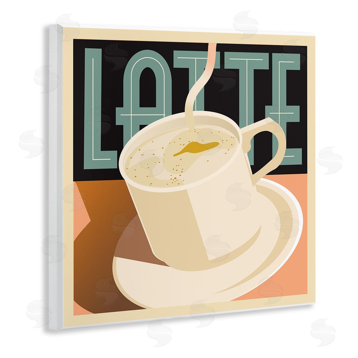 Richard Weiss Vintage Latte Mug Wall Plaque Artside_
