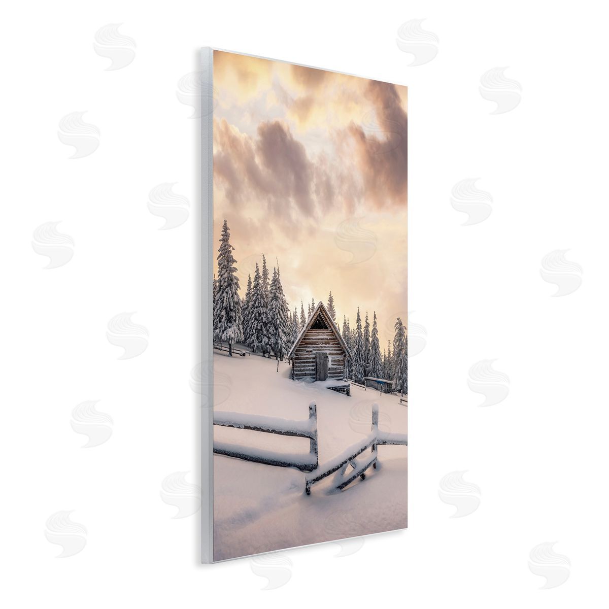 Incado Rural Winter Cabin Wall Plaque Artside_