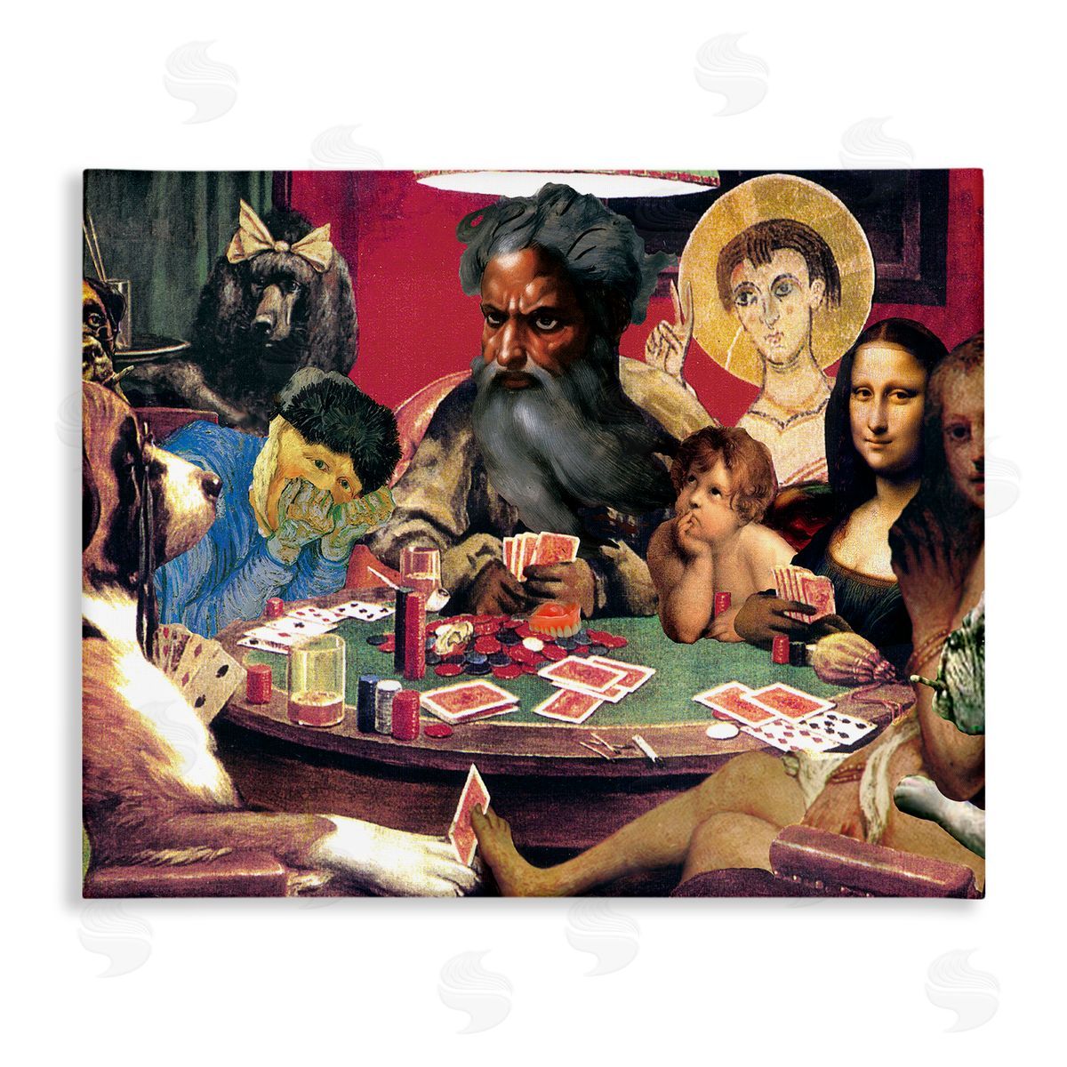 Barry Kite Funny Classics Collage Canvas Wall Art