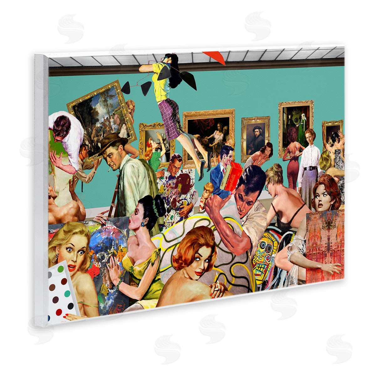 Barry Kite Vintage People Collage Wall Plaque Artside_