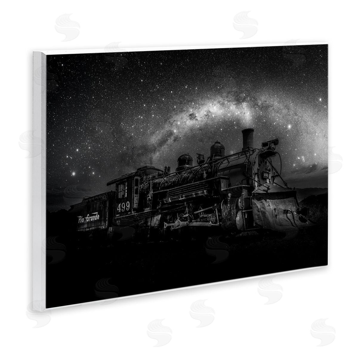 Daniel Sproul Train & Night Sky Wall Plaque Artside_
