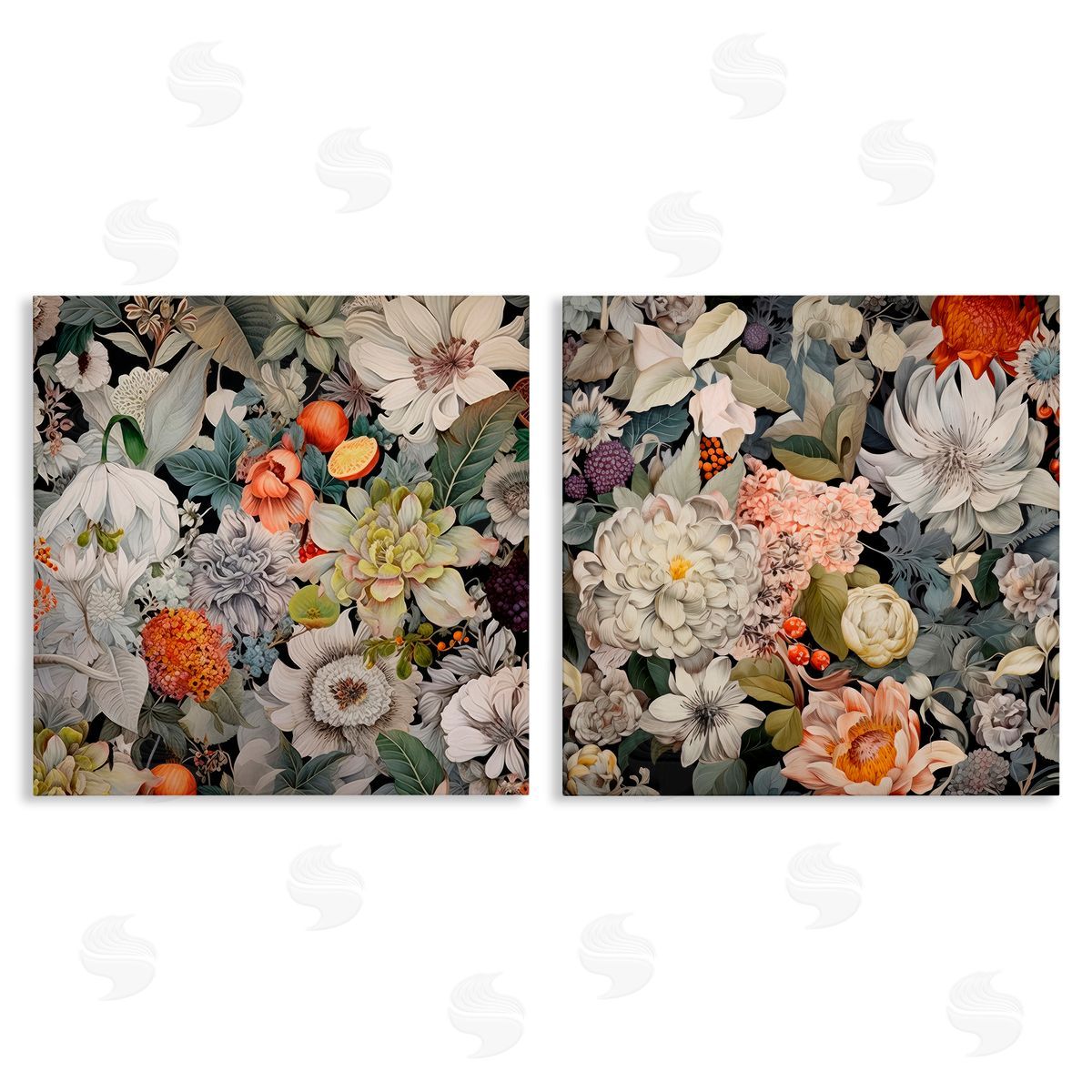 Lazar Studio Striking Botanical Floral  Canvas Wall Art Print