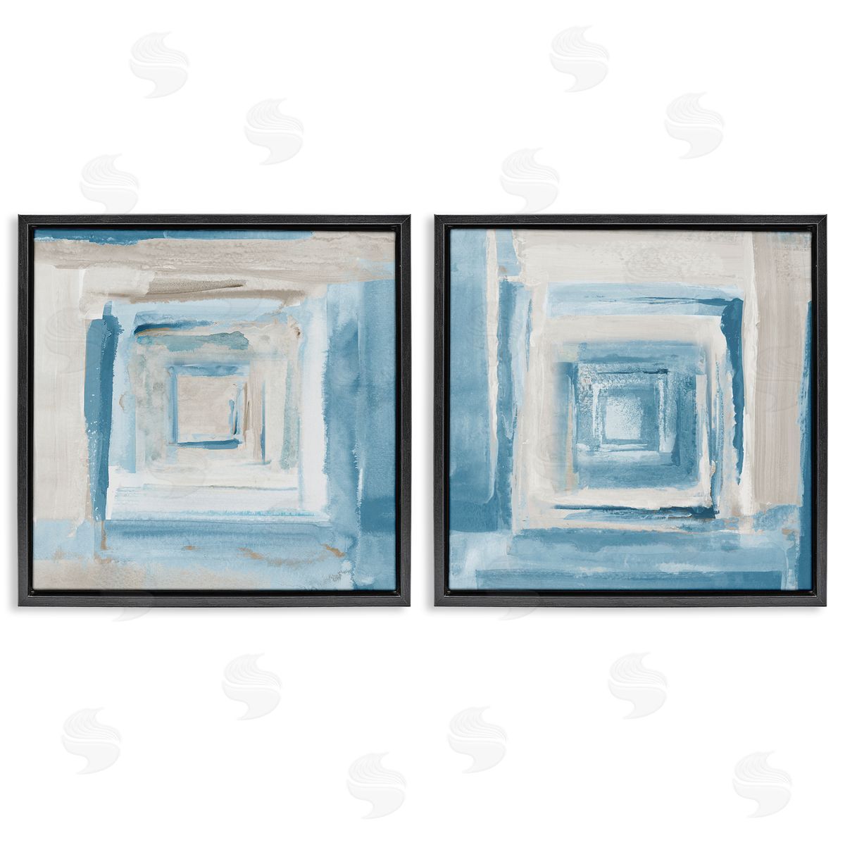 Lanie Loreth Brand New Day Abstractions Black Floating Frame Canvas Wall Art Print
