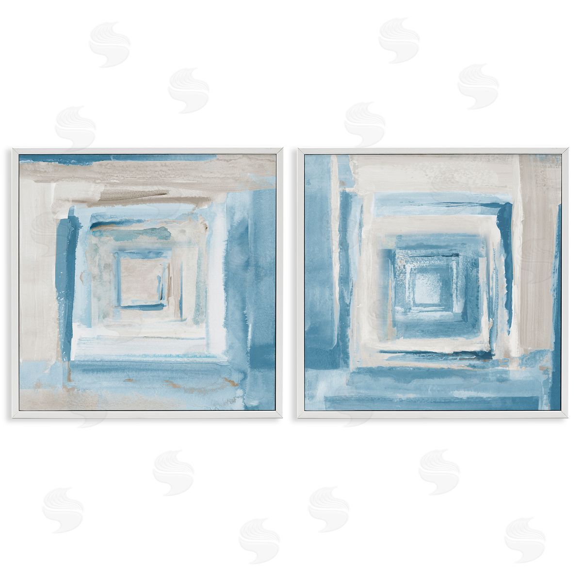 Lanie Loreth Brand New Day Abstractions White Framed Giclee Wall Art Print