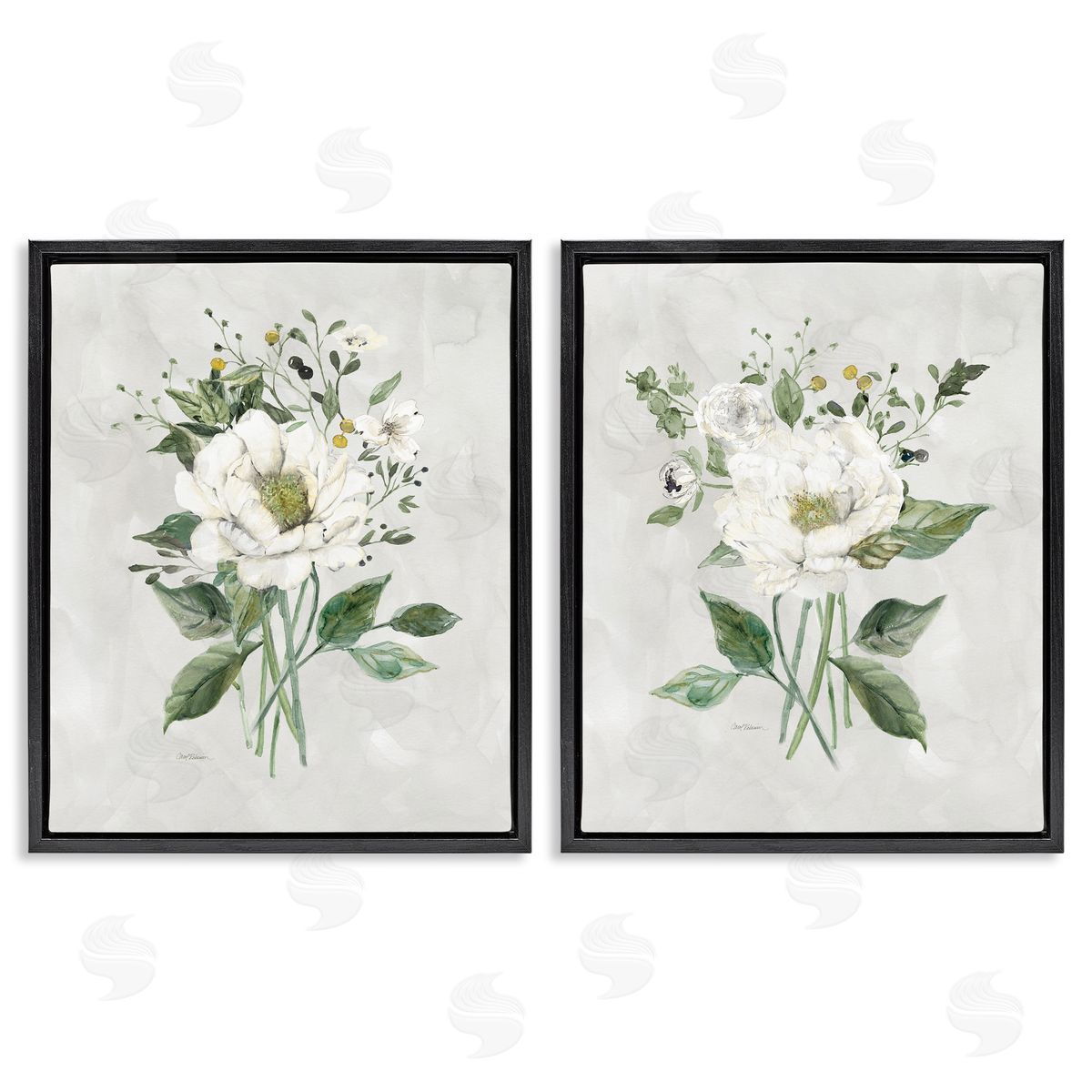 Carol Robinson  Black Floating Frame Canvas Wall Art Print