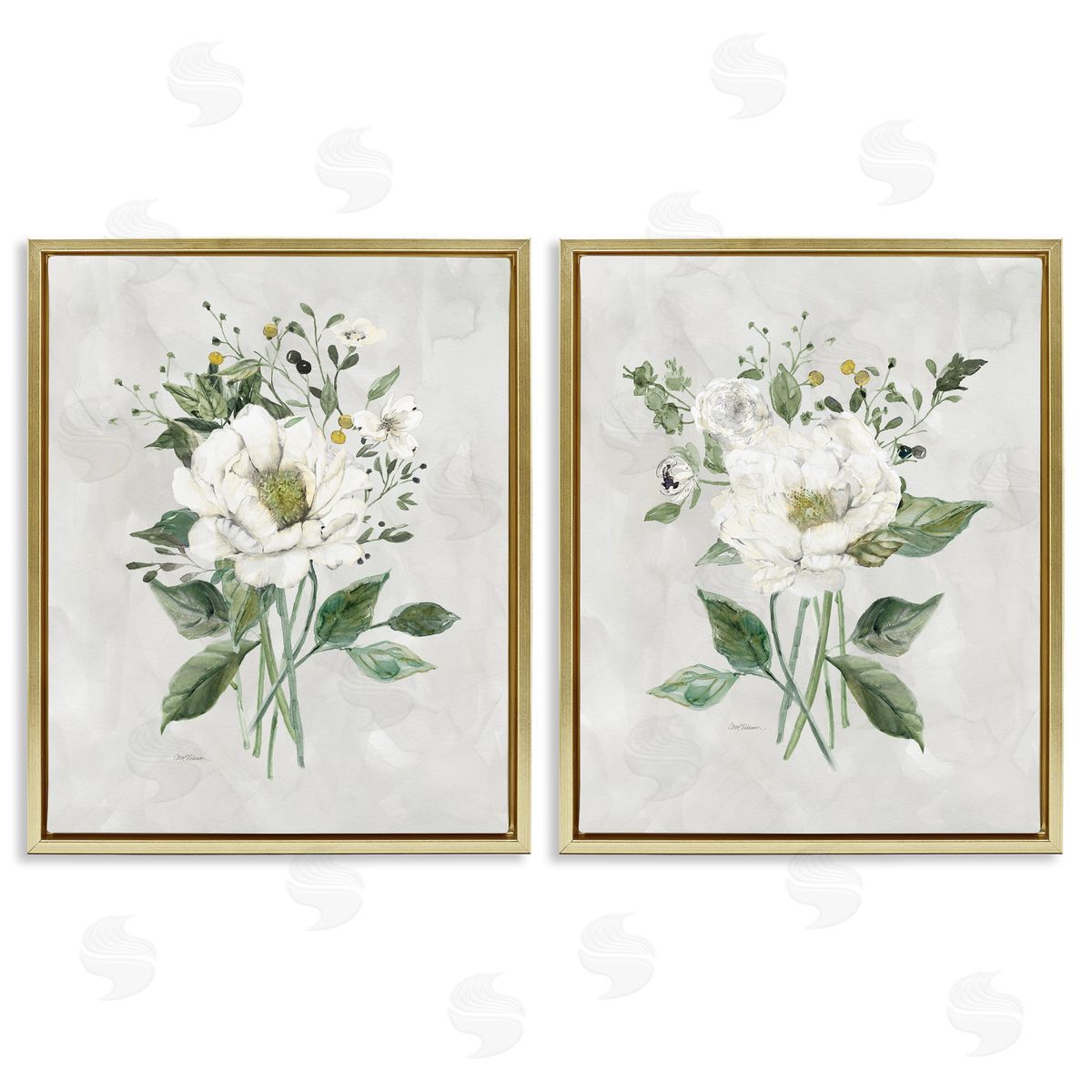 Carol Robinson  Gold Floating Frame Canvas Wall Art Print