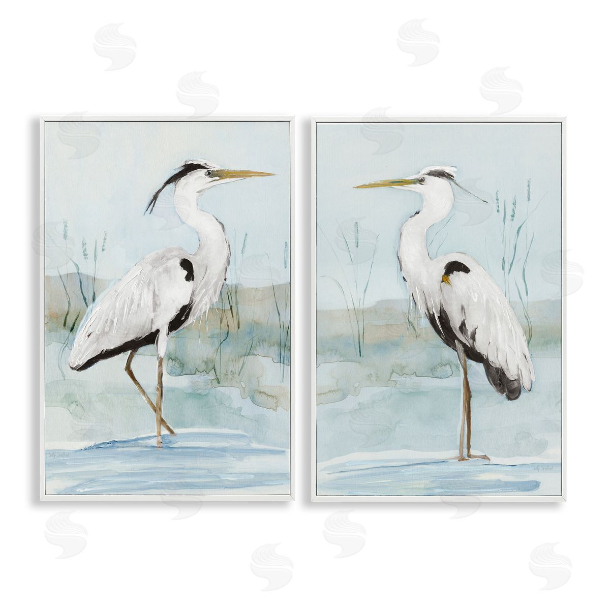 Sally Swatland  White Framed Giclee Wall Art Print