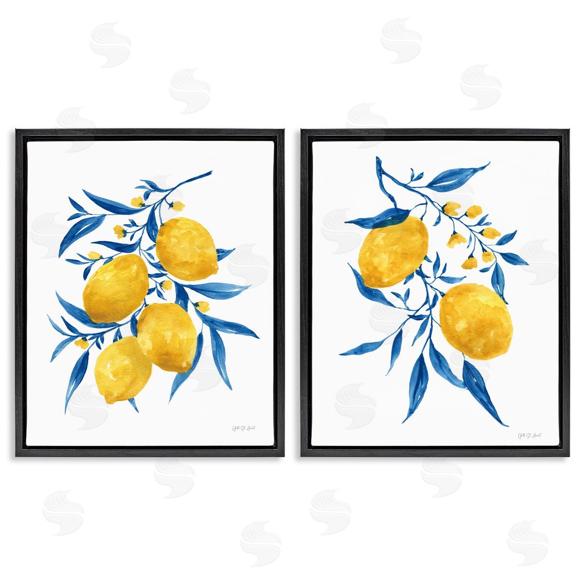 Yvette St. Amant  Black Floating Frame Canvas Wall Art Print