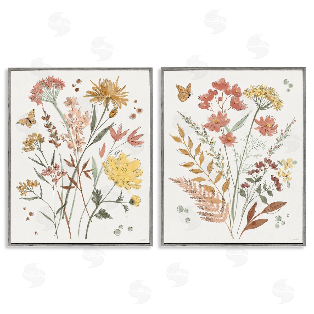 Anne Tavoletti  Gray Framed Giclee Wall Art Print