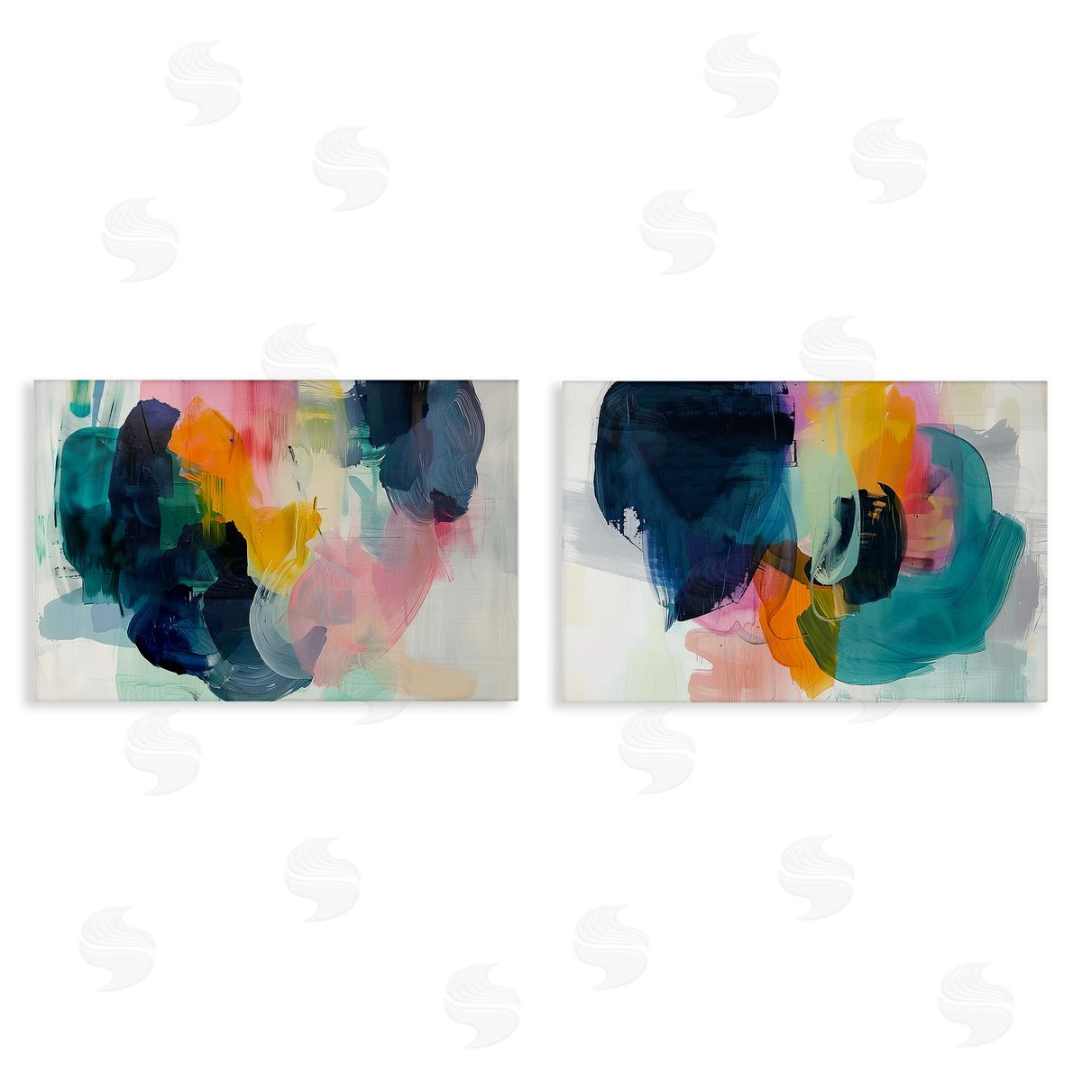 Irena Orlov Modern Restless Abstract Canvas Wall Art Print