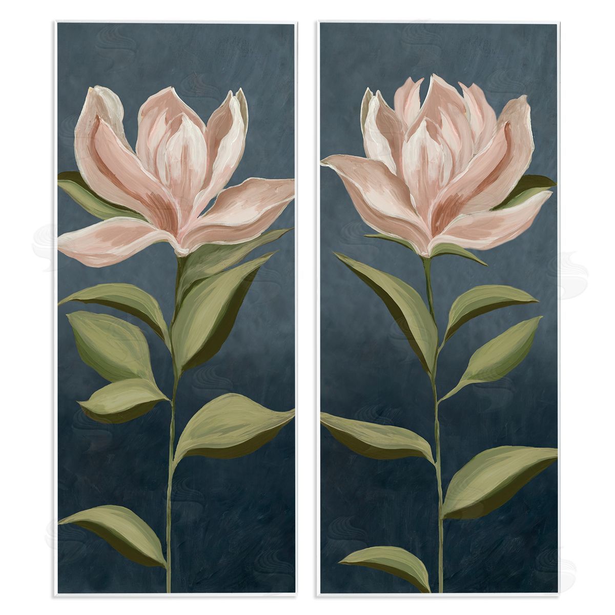 Pink Petaled Blooms Wood Plaque Wall Art, Home Decor by Jacob Q