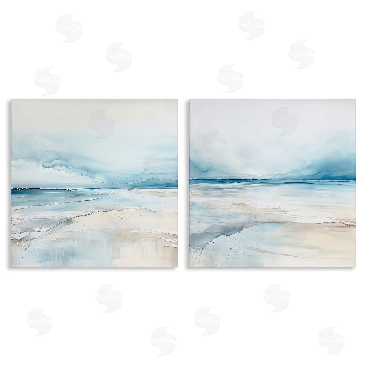 Ocean Tide Abstraction Canvas Wall Art, Home Decor by Irena Orlov