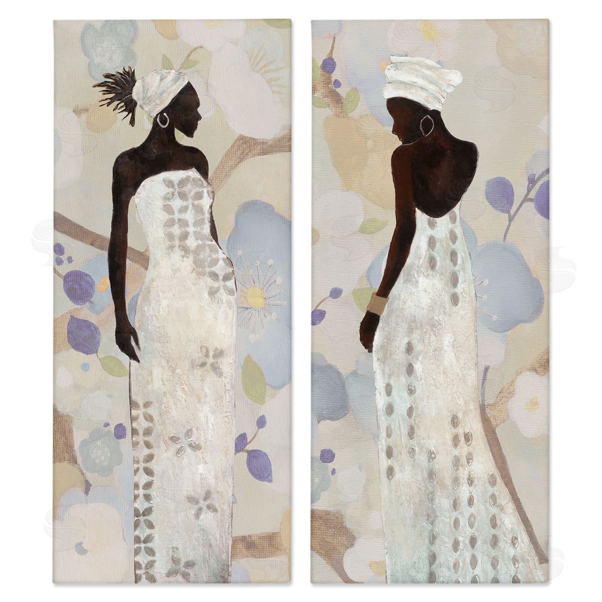 Stylish Neutrals Women Canvas Wall Art, Home Decor by Janet Tava