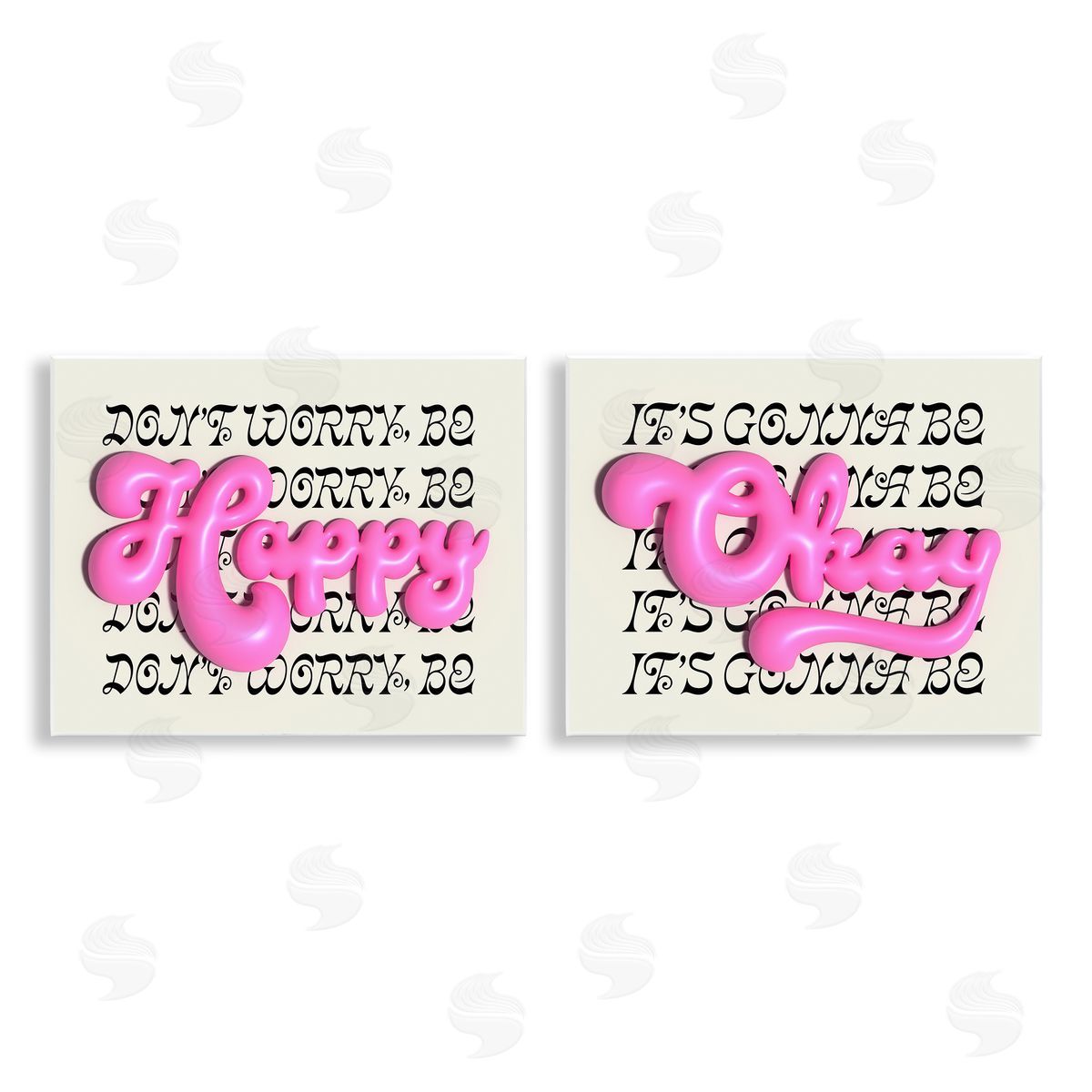 Uplifting Bubble Phrases Wood Plaque Wall Art, Home Decor by Victoria Barnes