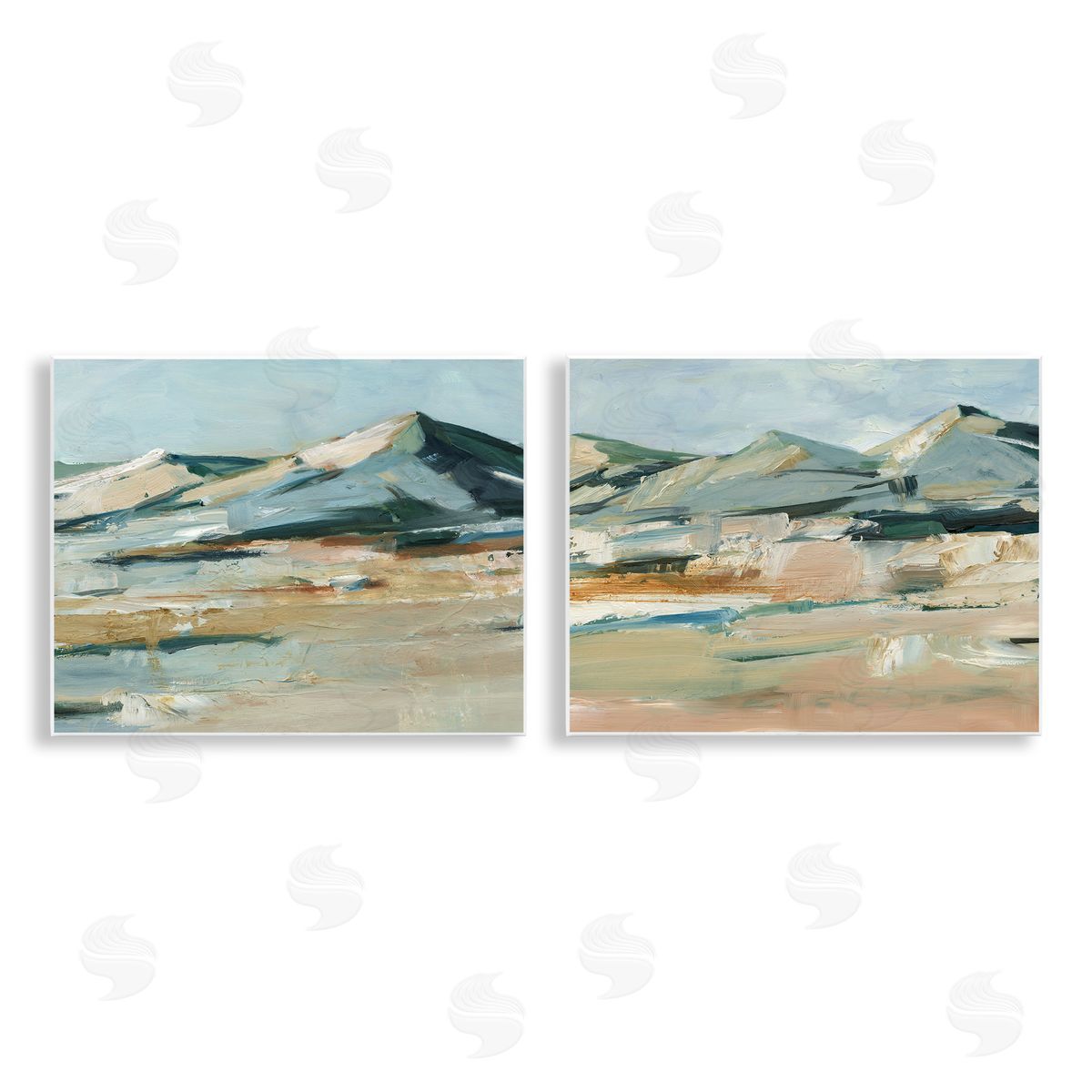 Desert Mountain Impressions Wood Plaque Wall Art, Home Decor by Ethan Harper