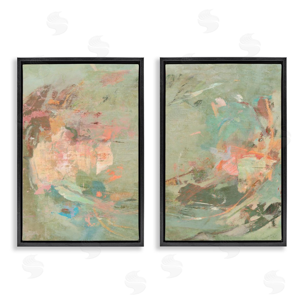 Suzanne Nicoll Neutral Tones with Soft Pastels Canvas Wall Art Print