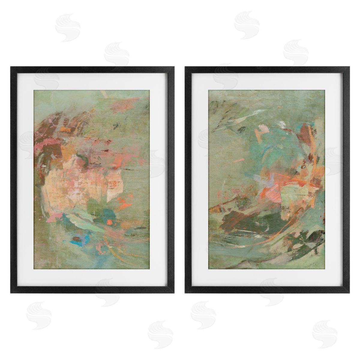 Suzanne Nicoll Neutral Tones with Soft Pastels Canvas Wall Art Print