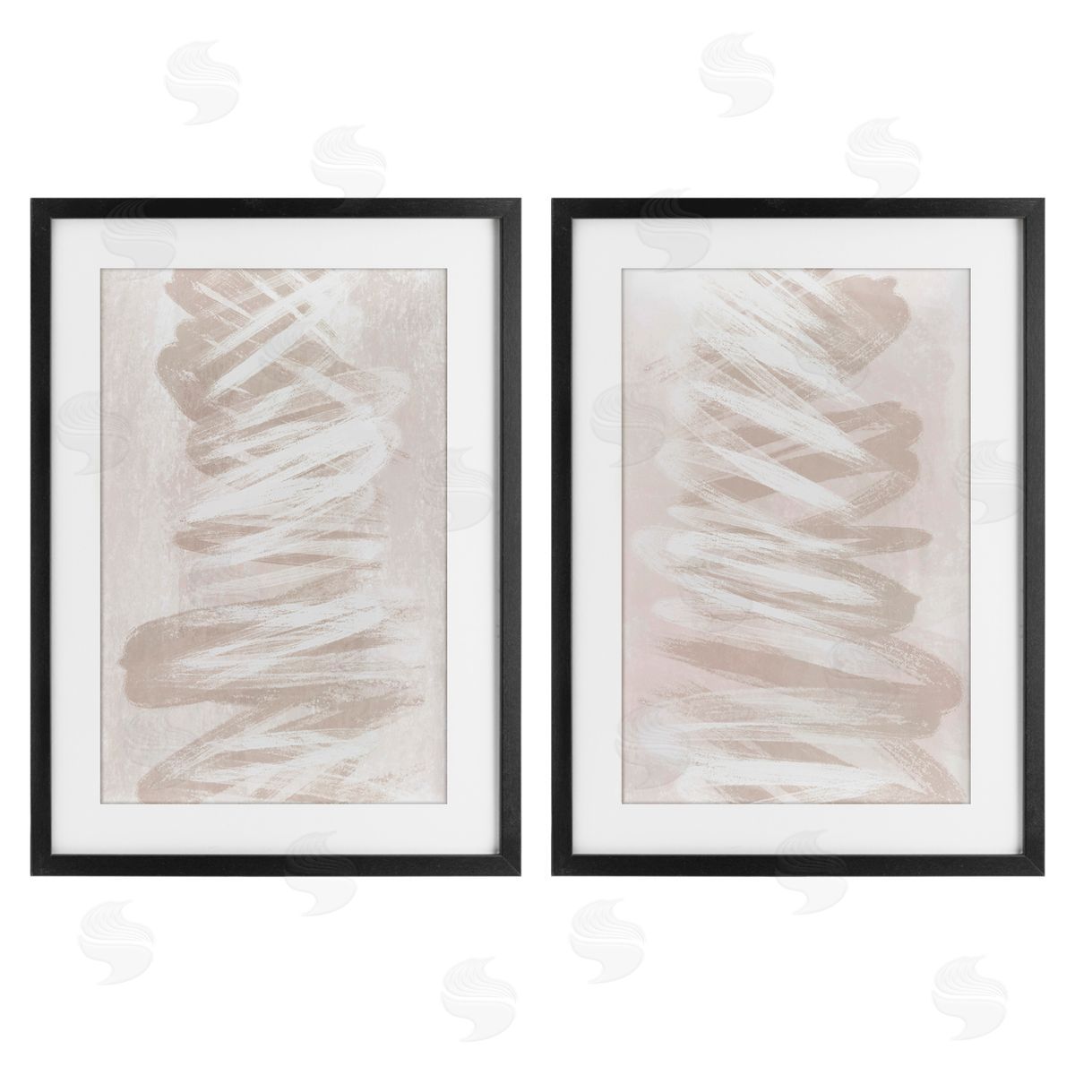 Martina Pavlova Minimal Beige Waves Canvas Wall Art Print
