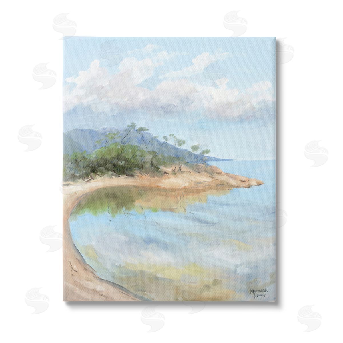 Meredith Howse Soft Beach Painting Canvas Wall Art Print