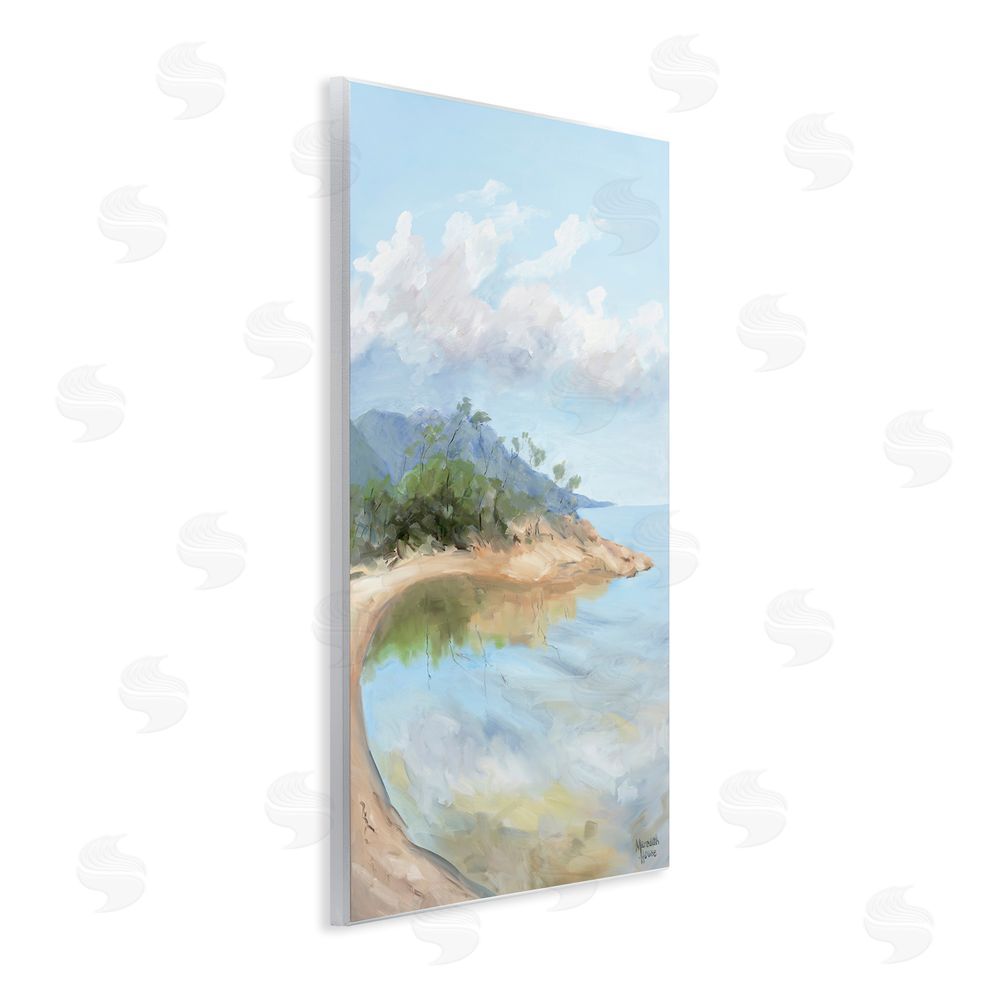 Meredith Howse Soft Beach Painting Wooden Wall Plaque Art Print