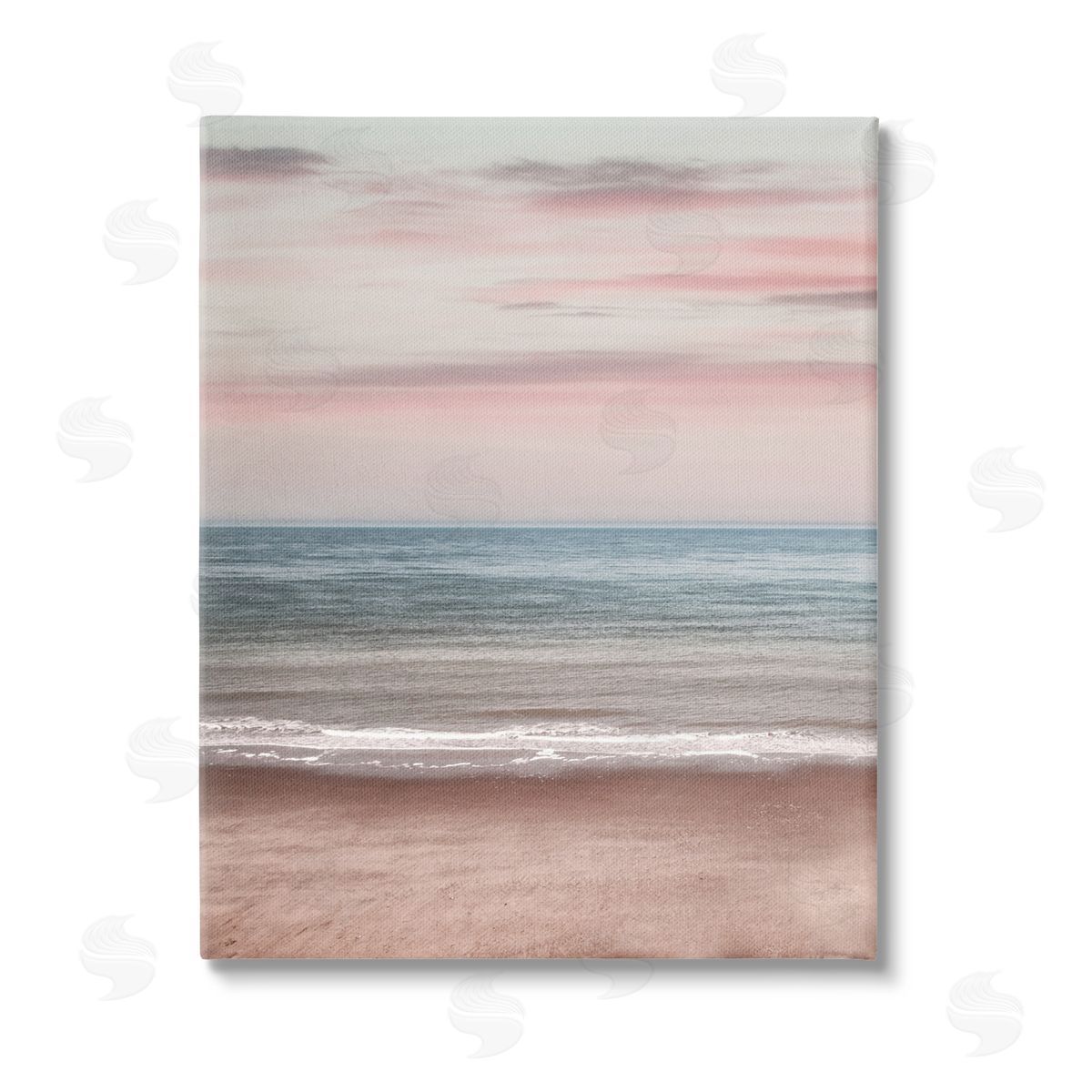 Stupell Studio Pastel Shore Sunrise Canvas Wall Art Print