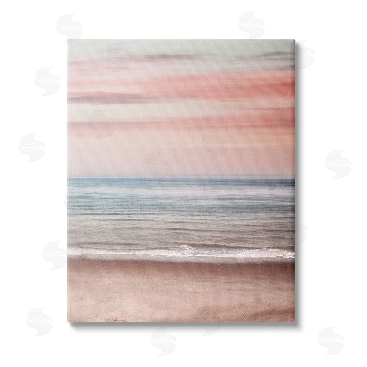 Stupell Studio Pastel Shore Sunset Canvas Wall Art Print