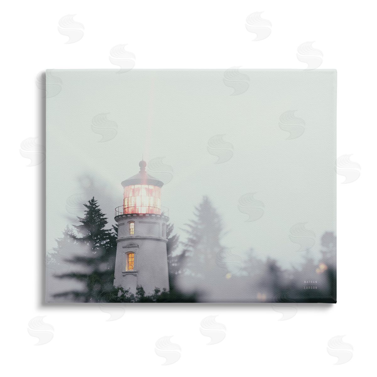 Nathan Larson Oregon Coast Lighthouse Canvas Wall Art Print